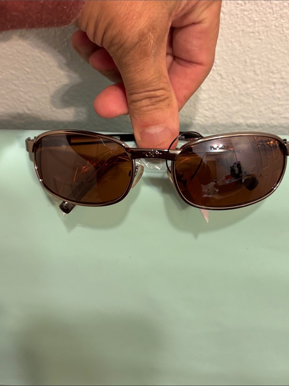 Brown Oval Women's Sunglasses - Unbranded
